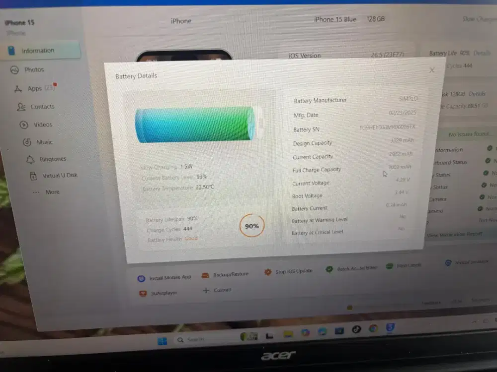jual iPhone 15 8,9 nego sikit minus kotak oem karna banjir, deskripsi