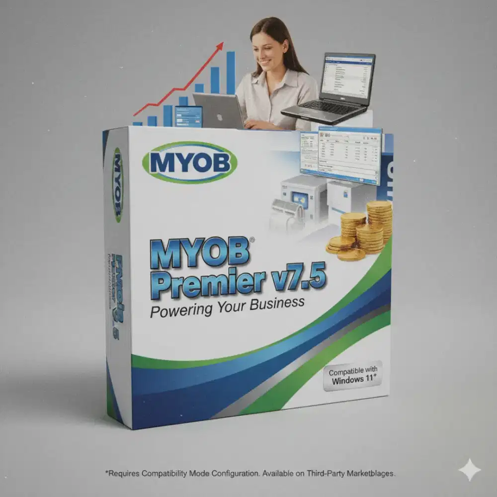 MYOB PREMIER 7.5 Untuk Windows  8 dan 10 Full Version