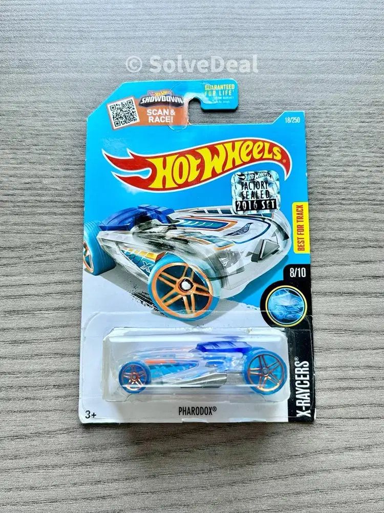 Hot Wheels Pharodox Factory Sealed 2016 Transparent Koleksi Hotwheels