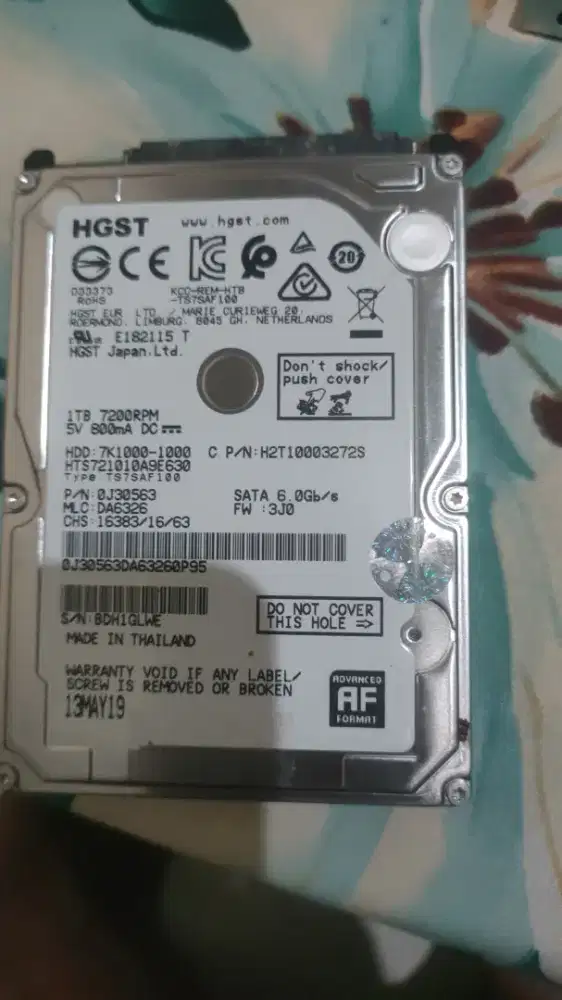 Jual hdd tebal 1 TB
