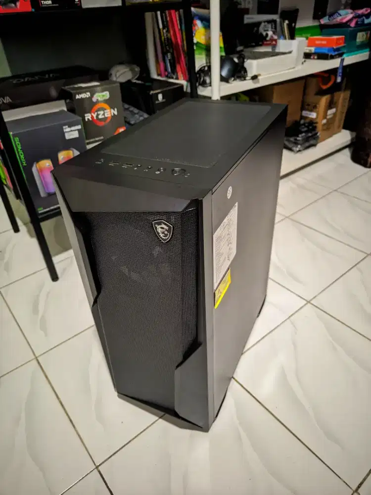 pc case murah msi mag forge black
