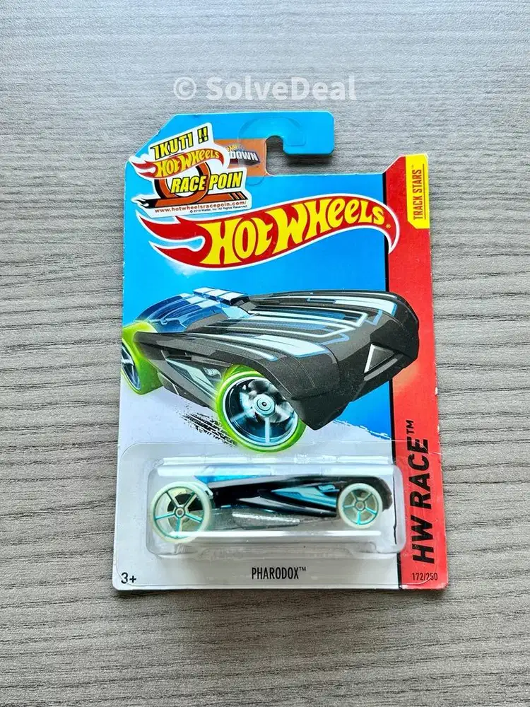 Hot Wheels Pharodox 2015 Translucent Blue Koleksi Hotwheels Balap