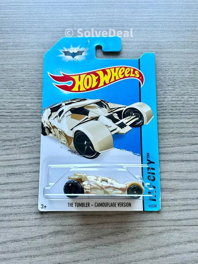 Hot Wheels Batman The Tumbler Camouflage Version 2014 Tan Hotwheels