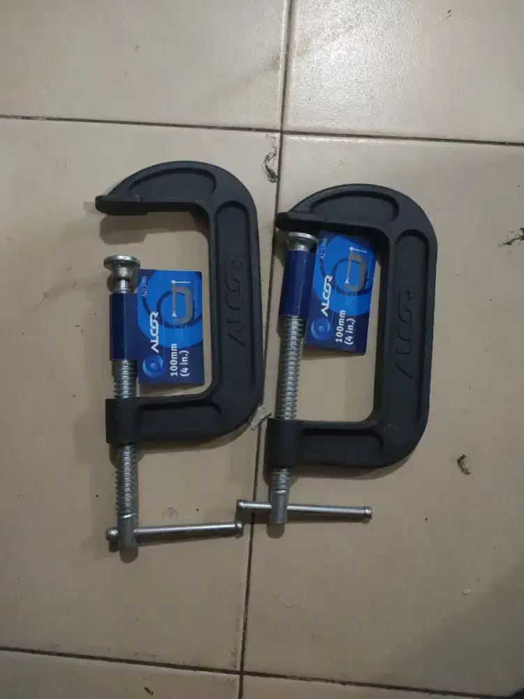 Dijual C Clamp ALCO ukuran 4 inch (100 mm).
