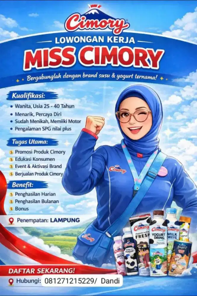 Lowongan Kerja Miss Cimory