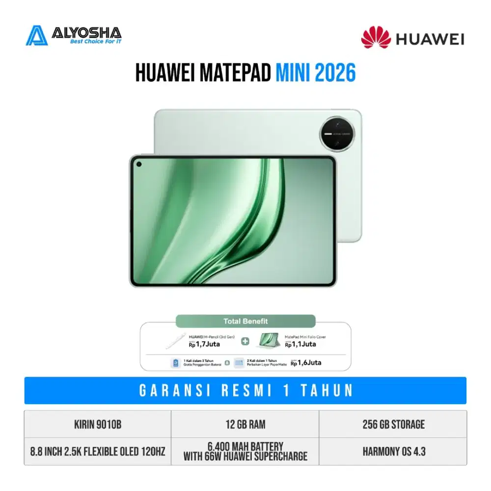 HUAWEI MATEPAD MINI 12/256GB PROMOOO