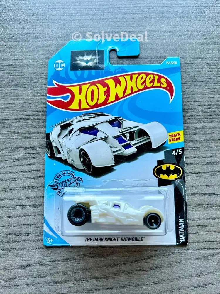 Hot Wheels Batman The Dark Knight Batmobile 2019 Pearl White Hotwheels