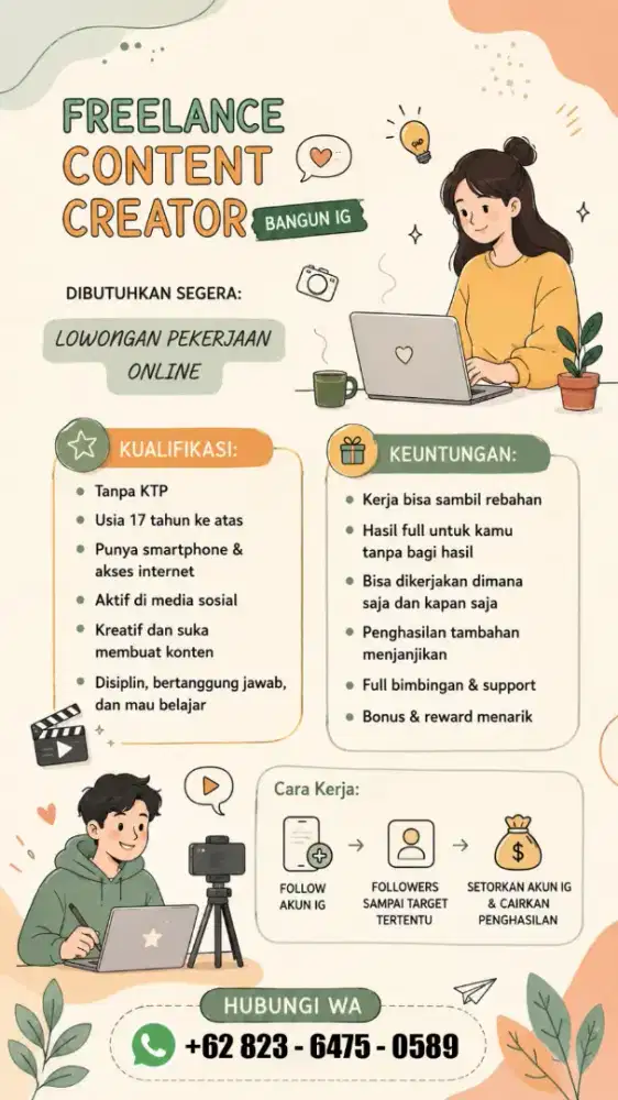 Loker marketing gaji mingguan