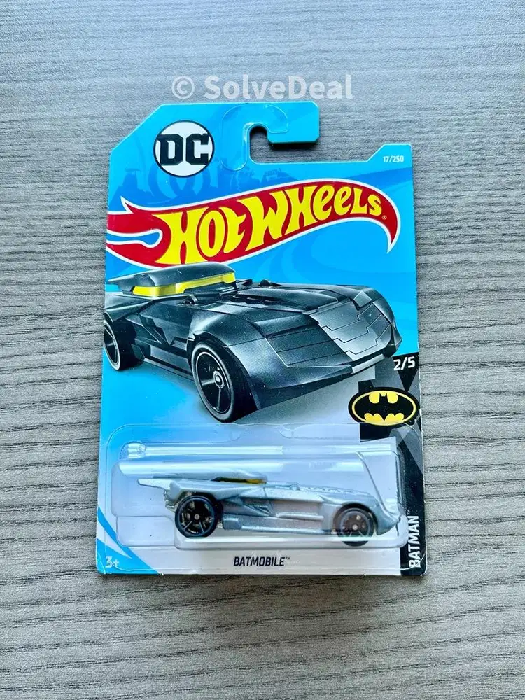 Hot Wheels Batman DC Batmobile 2019 Grey Koleksi Hotwheels
