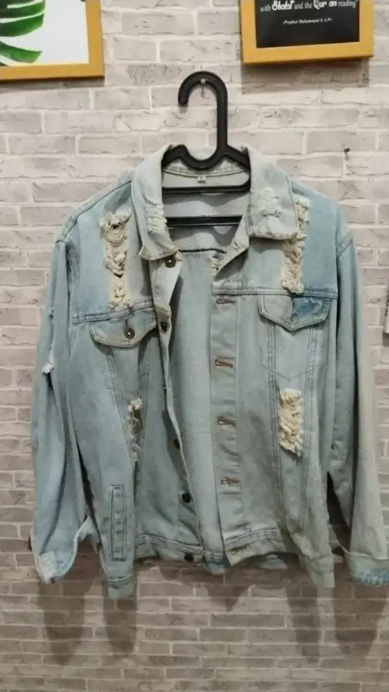 Jaket jeans dan fast jeans