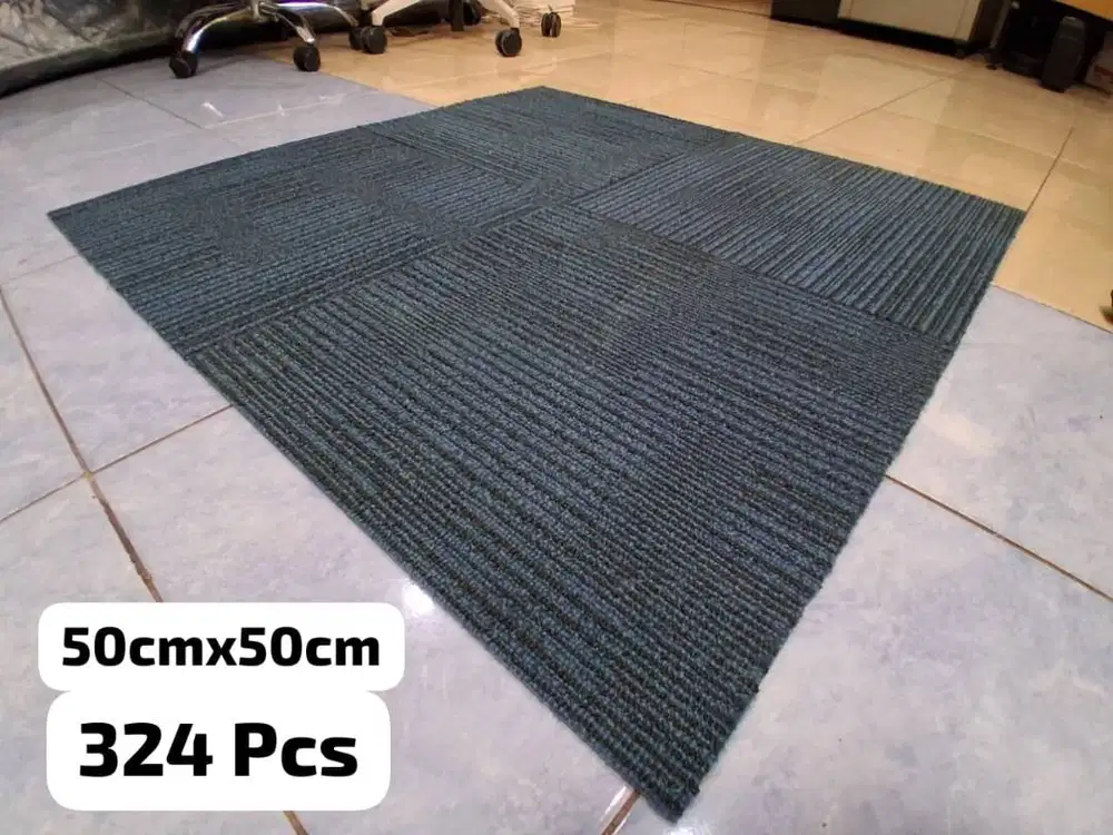 Karpet biru50cmx50cm