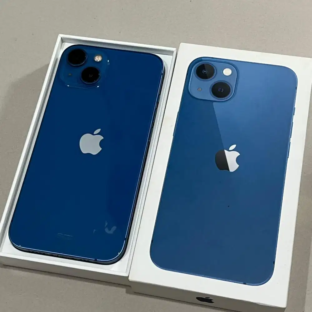 Iphone 13 128gb ibox biru fullset