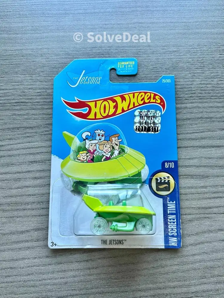 Hot Wheels The Jetsons Factory Sealed 2017 Green Koleksi Hotwheels