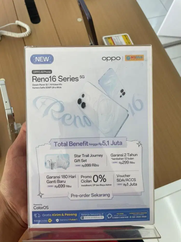 Segampang itu PreOrder Oppo Reno 16 melalui Homecredit di Erablue