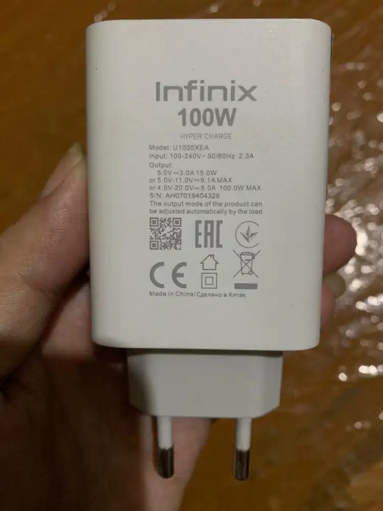 Charger Original 100 Watt Copotan Infinix