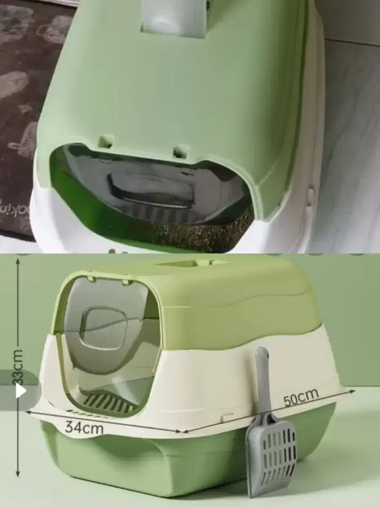 Litterbox masih mulus banget ga ada minus nya