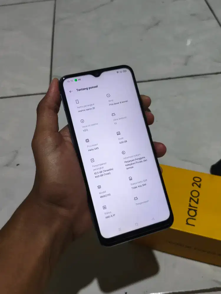 Realme Narzo 20