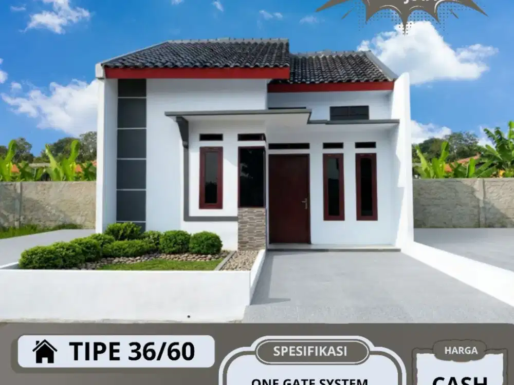 RUMAH MEWAH HARGA MURAH BANGUNAN GAGAH DEKAT STASIUN