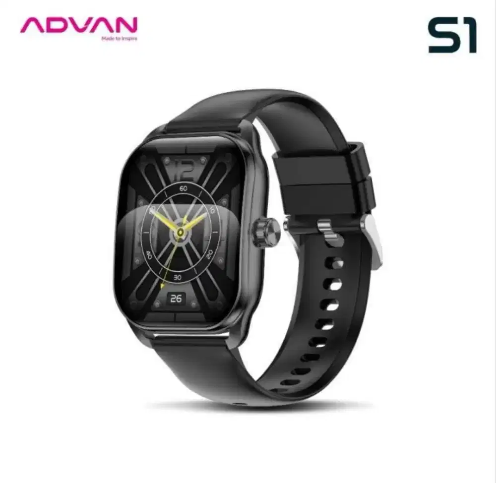 Advan Smartwatch S1 Like New | Bluetooth Call | Baterai Awet | Garansi