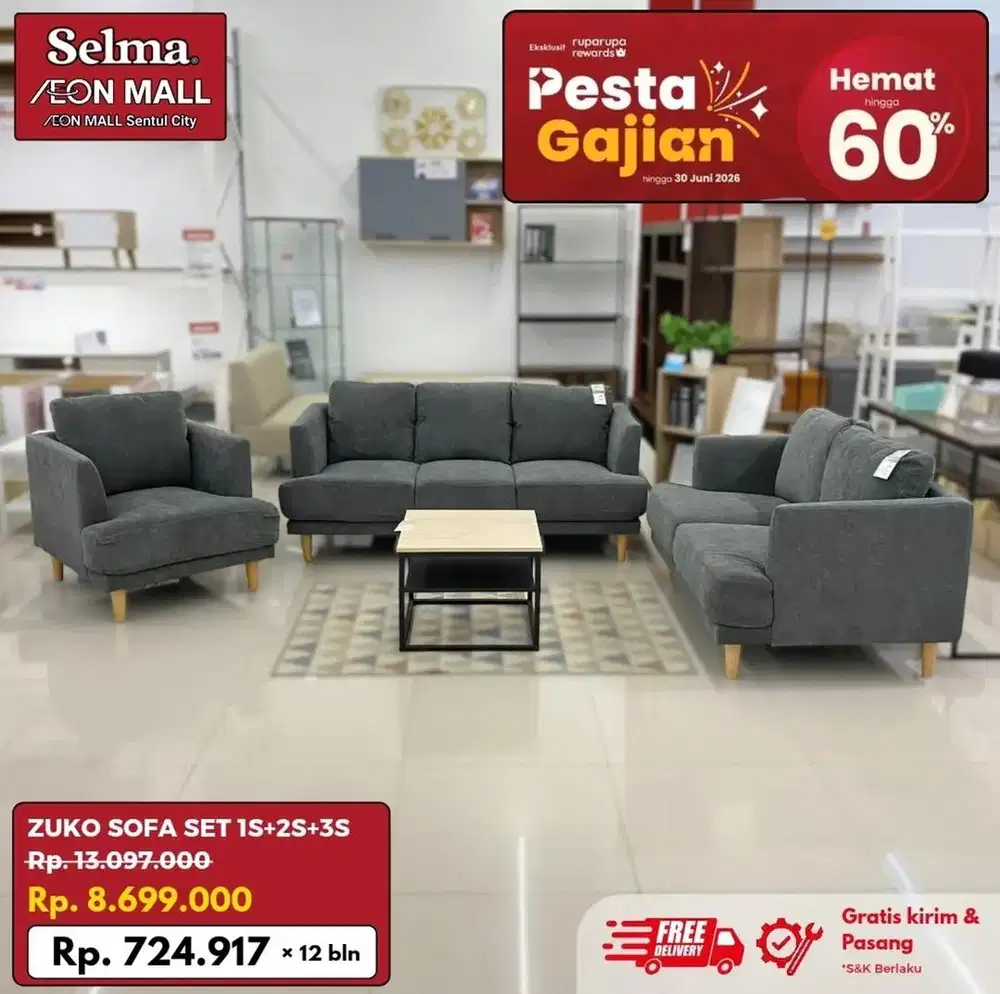 Sofa zuko set 3+2+1