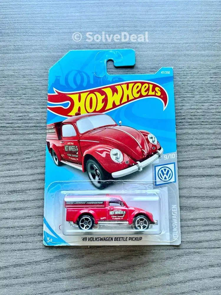 Hot Wheels 49 Volkswagen Beetle Pickup 2019 Red Koleksi Hotwheels