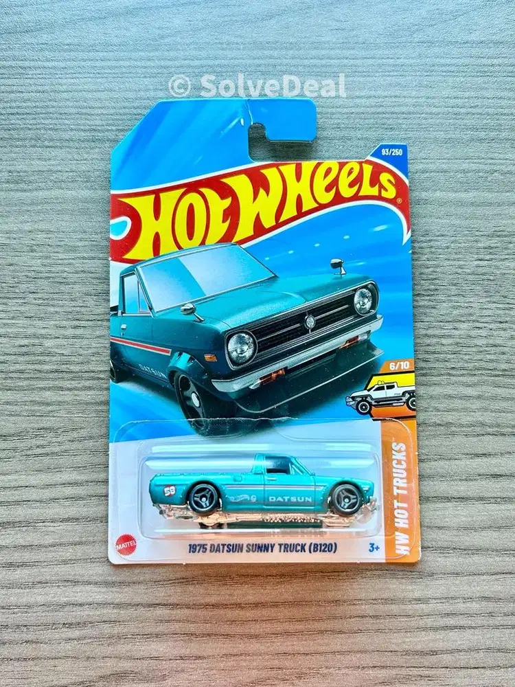 Hot Wheels 1975 Datsun Sunny Truck 2025 Blue Tint Koleksi Hotwheels