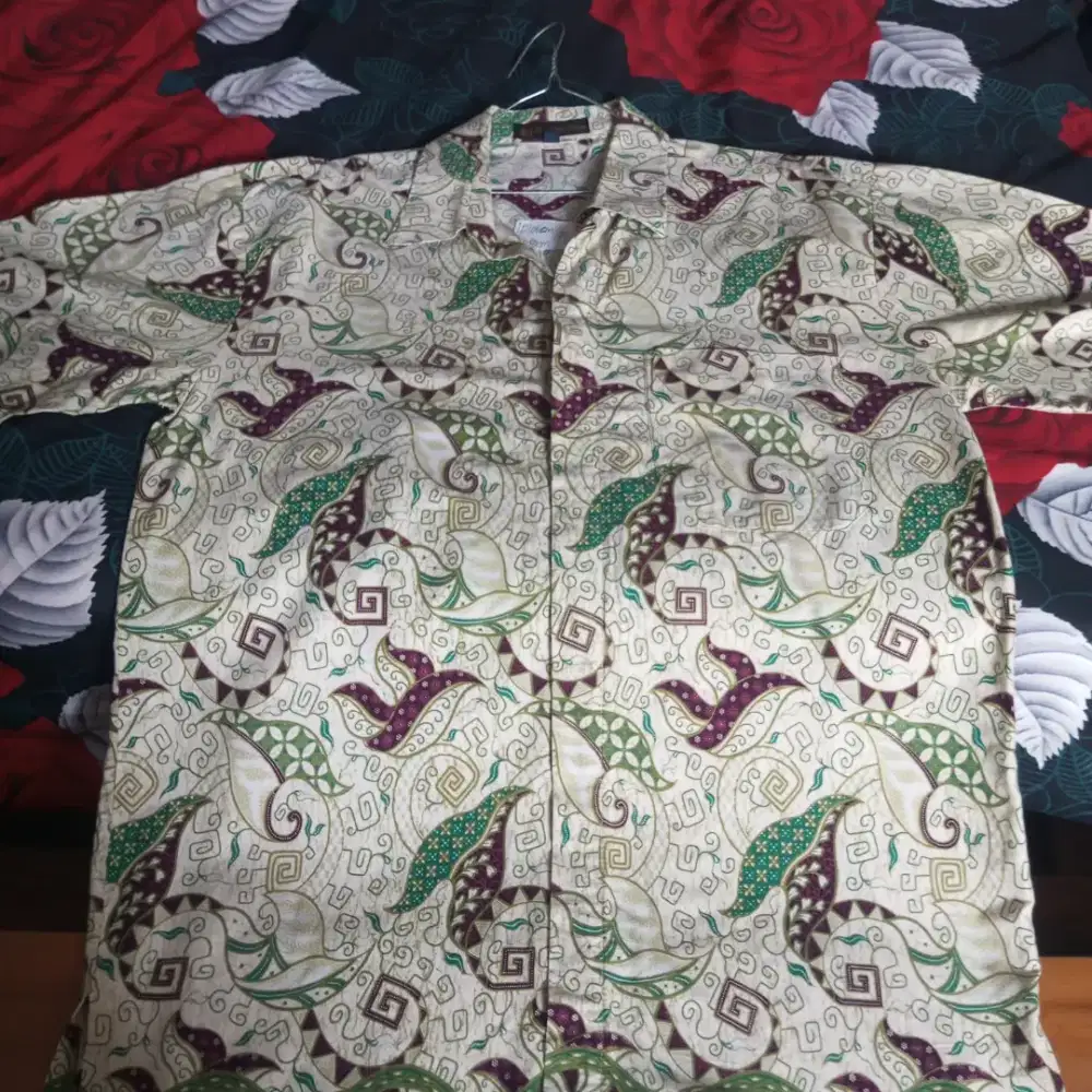 Kemeja batik pria lengan pendek