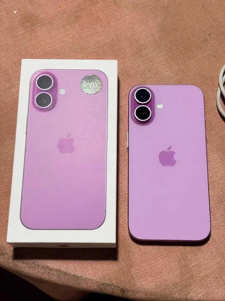 Iphone 16 Basic 128gb IBox PA/A Pink Rare fullset Mulus
