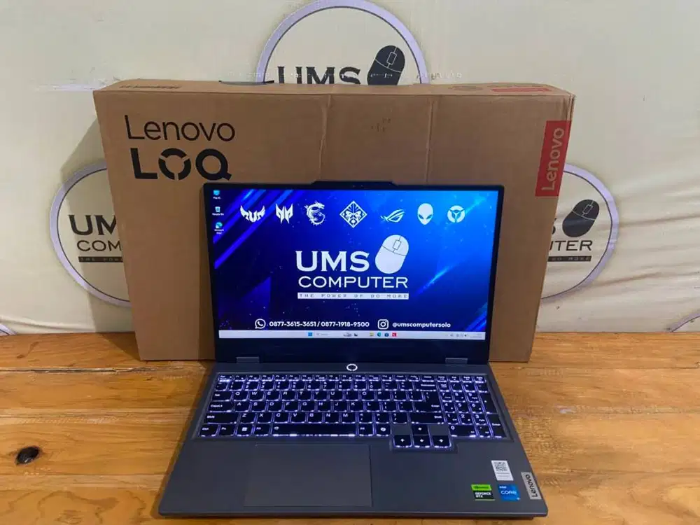 LENOVO LOQ 15IAX9 CORE I5 12450HX Ram 12GB SSD 512GB RTX 3050