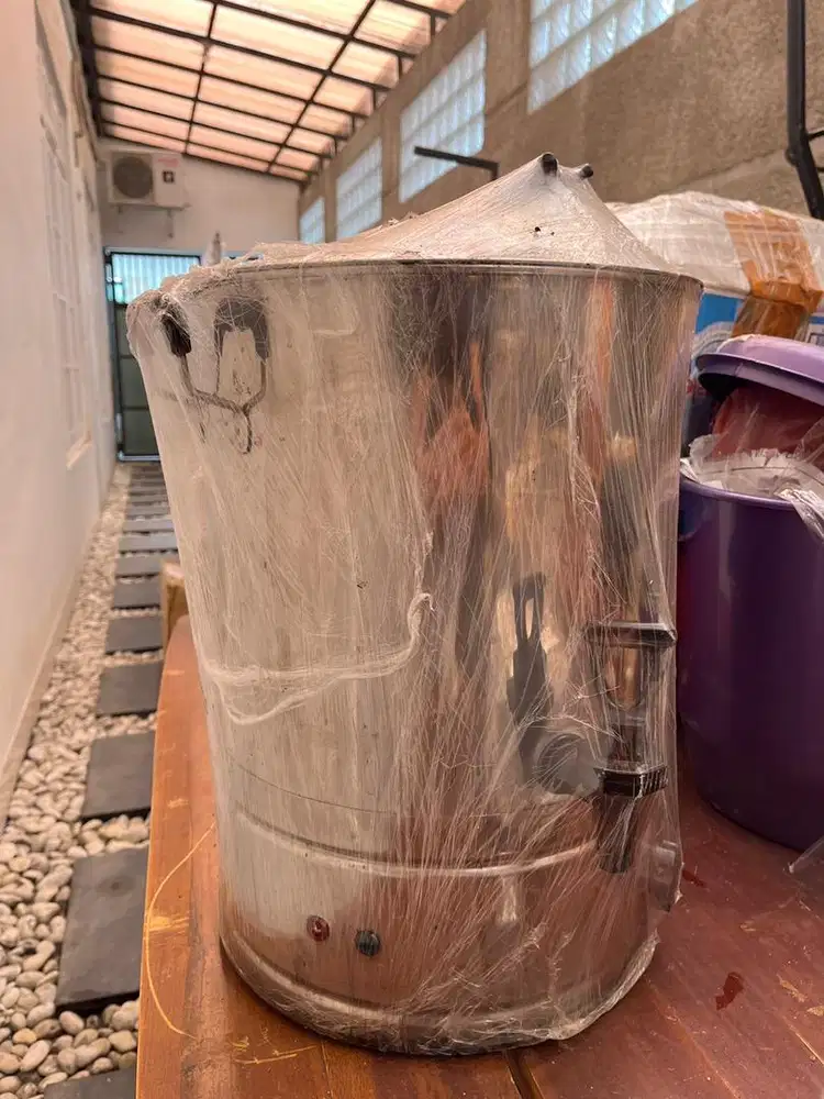Pemanas air, water boiler 30 liter, kettle, bekas restoran