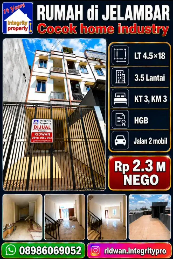 IP3110: Rumah Jelambar Area Home Industry/Gudang