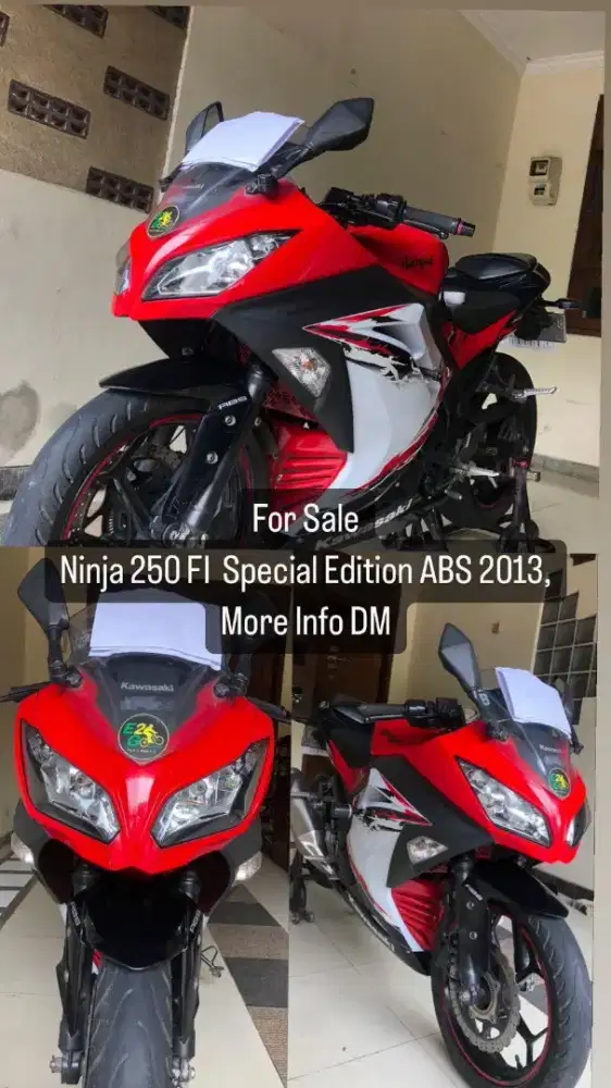 Kawasaki Ninja 250 FI Terawat dan Siap Pakai