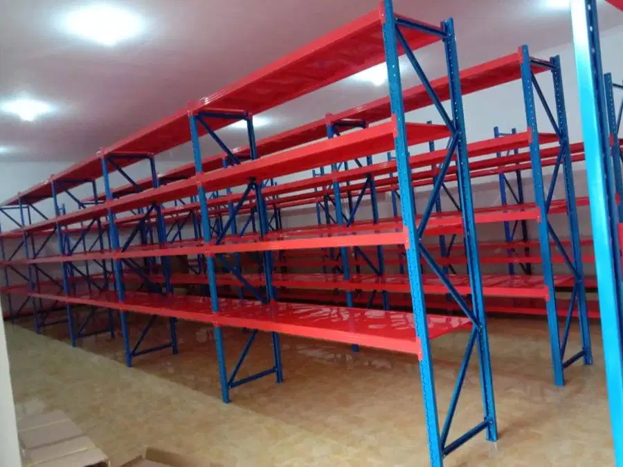 Rak Gudang Besi Baja Light Duty Kapasitas 250 Kg Perlevel