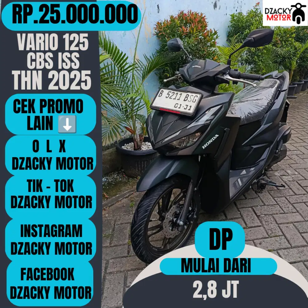 VARIO 125 CBS ISS THN 2025 SECOND LIKE NEW