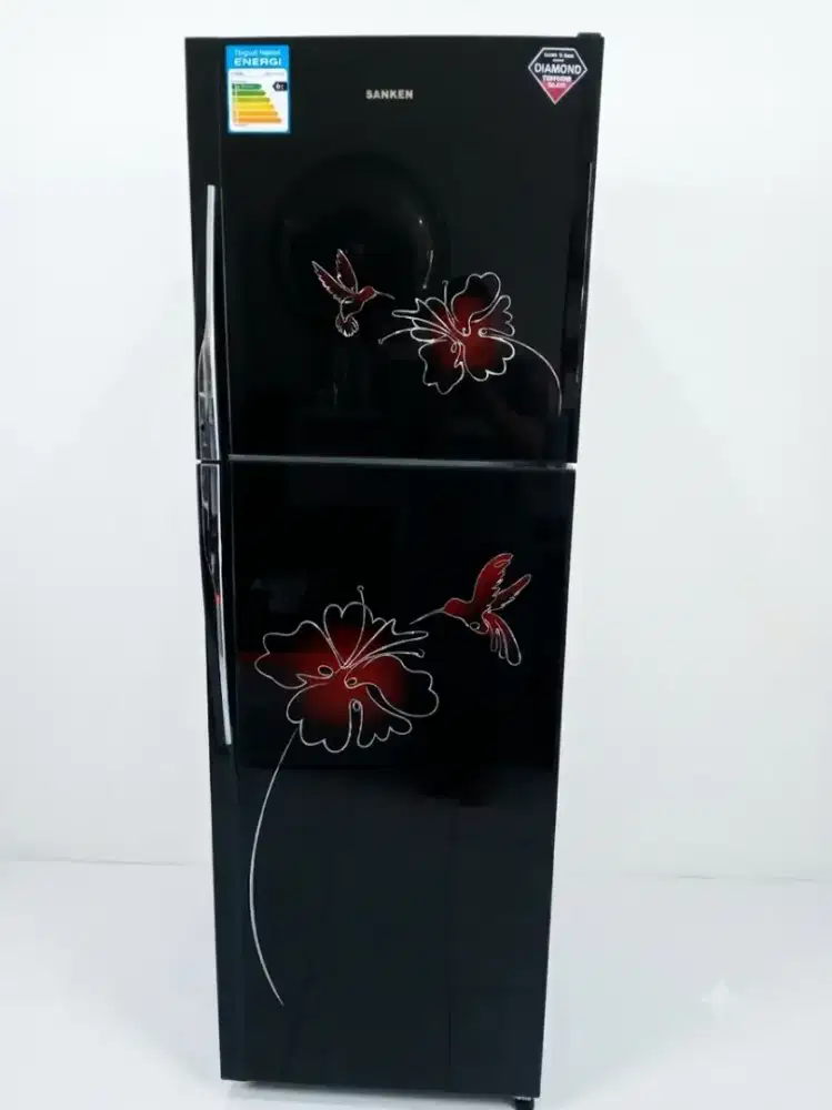 Dijual Kulkas Sanken 2 Pintu (Premium Glass Door) Second