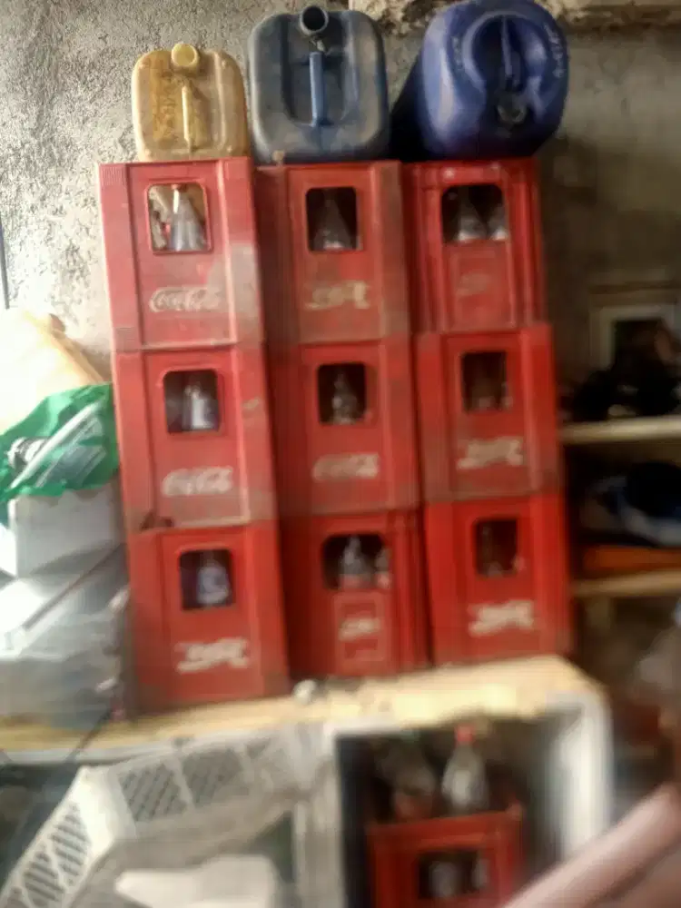 Botol bensin Coca-Cola & fanta
