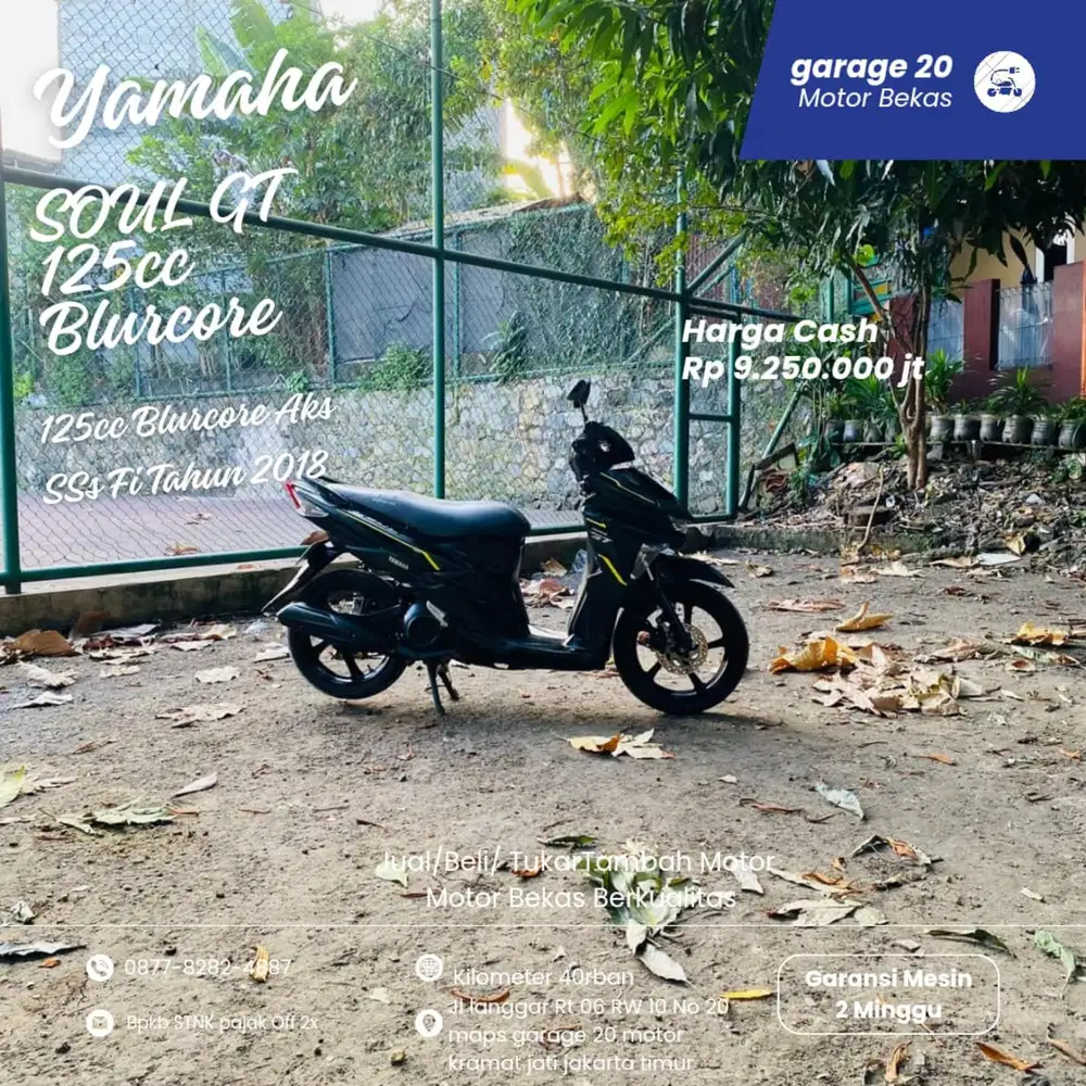 Yamaha Soul GT 125cc Aks SSS Bluecore Fi Tahun 2018