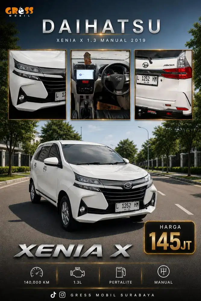 XENIA X MANUAL TAHUN 2019 BAGUS MULUS