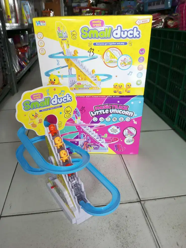 Mainan Anak Slide Tangga Baterai