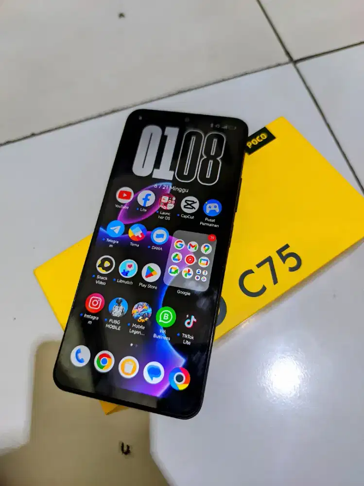 Poco c75 mulus apik 8/256gb siap pakai