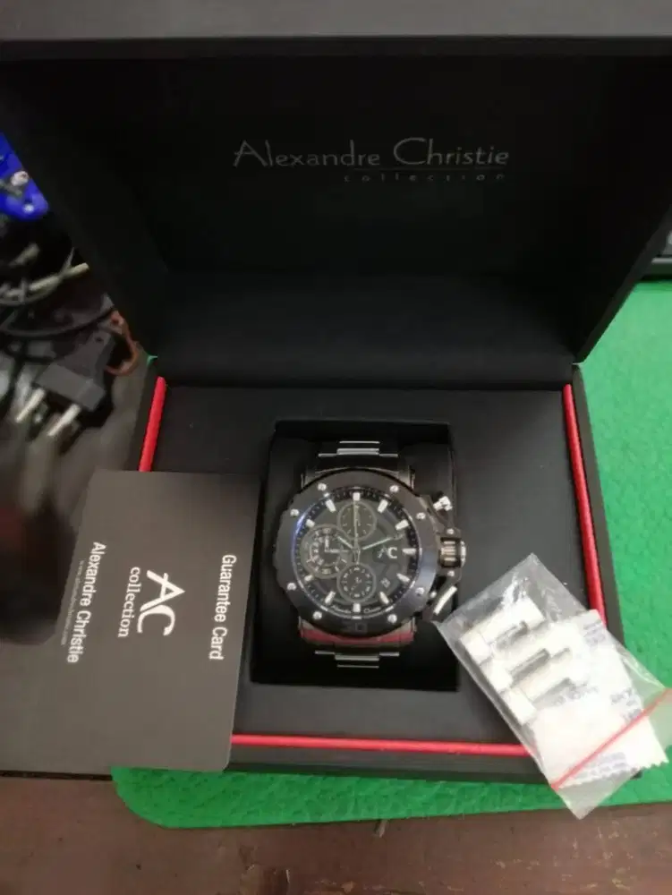 Alexandre Christie AC 9205 MC Silver Chronograph Collection Stainless