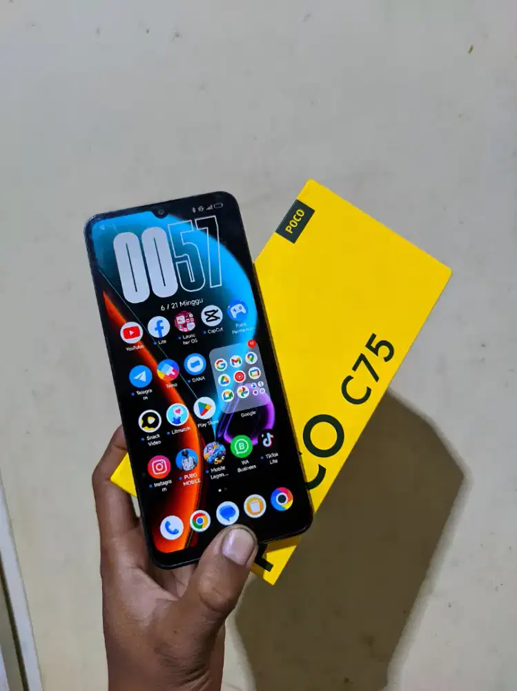 Poco c75 mulus apik 8/256gb siap pakai