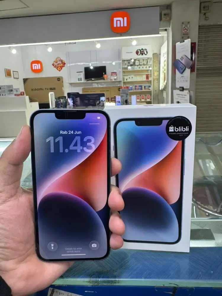 iPhone 14 256 iBox Fullset mulus