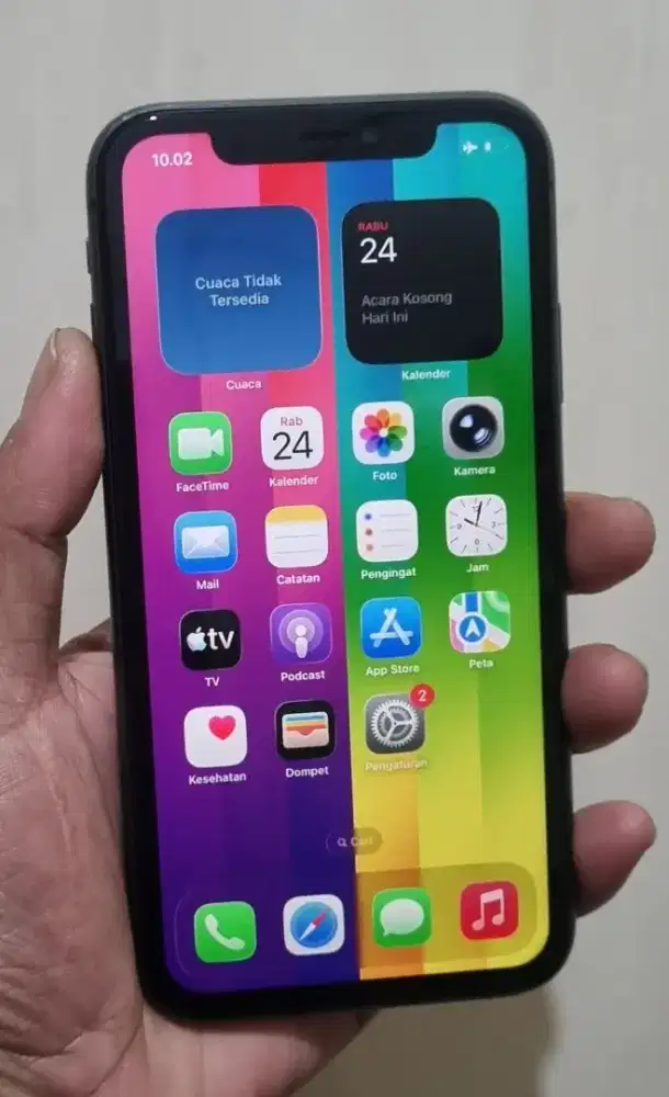 Iphone 11 128gb hp dus kabel data