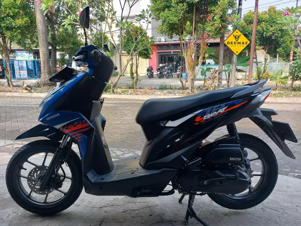 (DP 900 Rb)‼️ Honda Beat CBS Biru Hitam 2023 Cash / Kredit