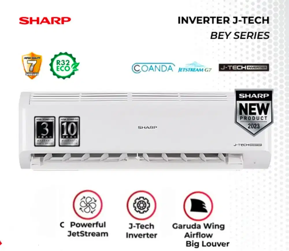 AC Sharp inveter 1/2 pk ah-x6bey