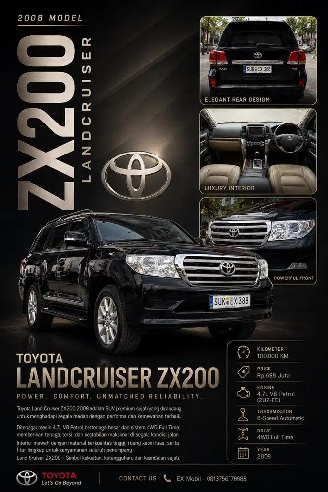 Toyota Landcruiser ZX 2008