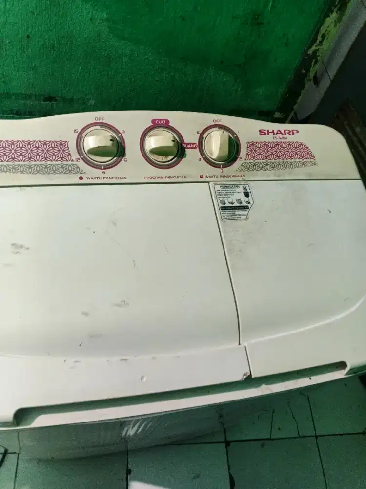 Mesin cuci Sharp 2 pintu