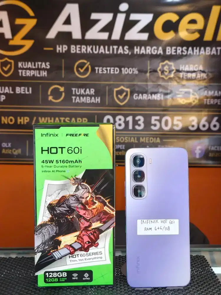 INFINIX HOT 60i RAM 6+6/128
