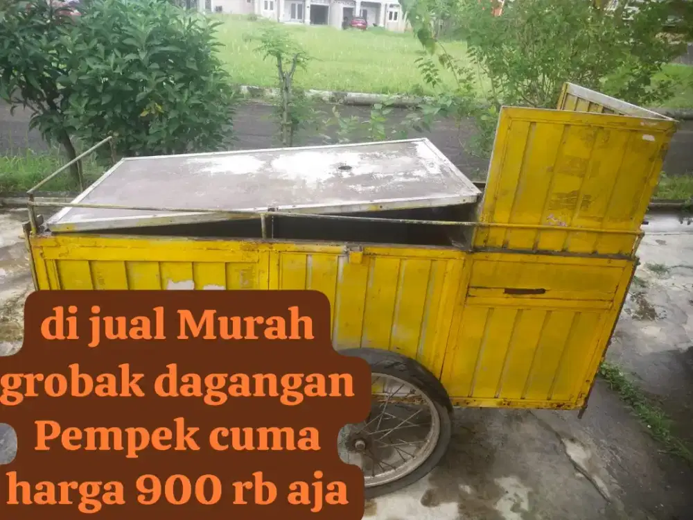 mau jual grobak dagangan